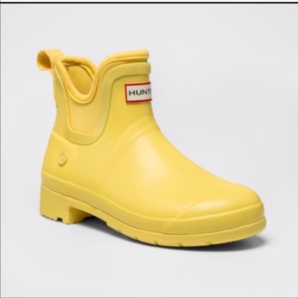 Hunter Shoes - Hunter x Target bright yellow ankle boots